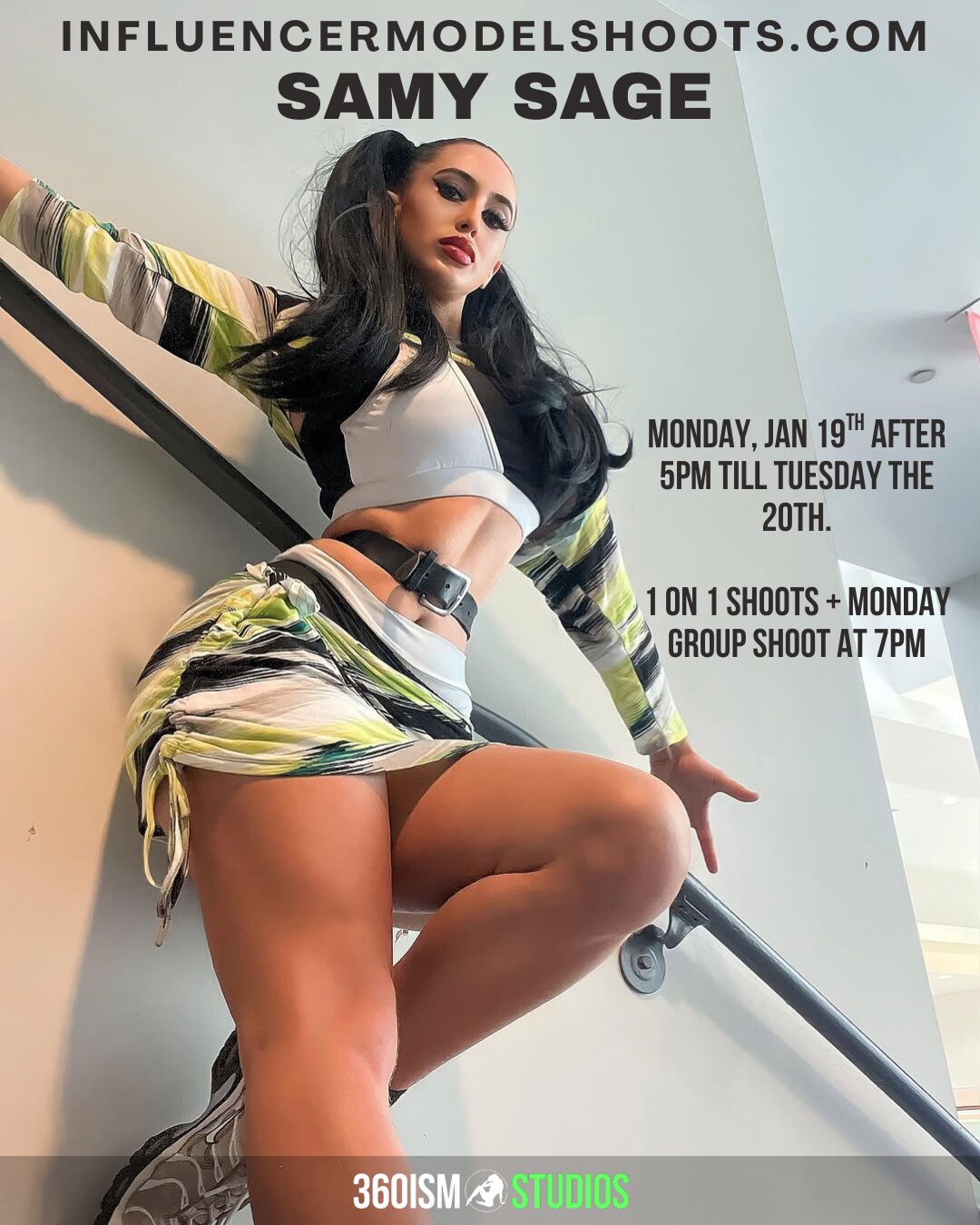 Samy Sage– 1 Hour Private Shoot (Jan 19th - Jan 20th @ 360ism Studios) - Image 4