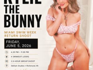 Model Kylie the Bunny: Miami Swim Week Return Shoot - Friday June 5th