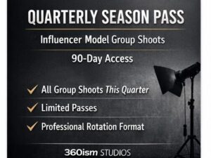 Influencer Model Group Shoot – Quarterly Season Pass (90 Days)