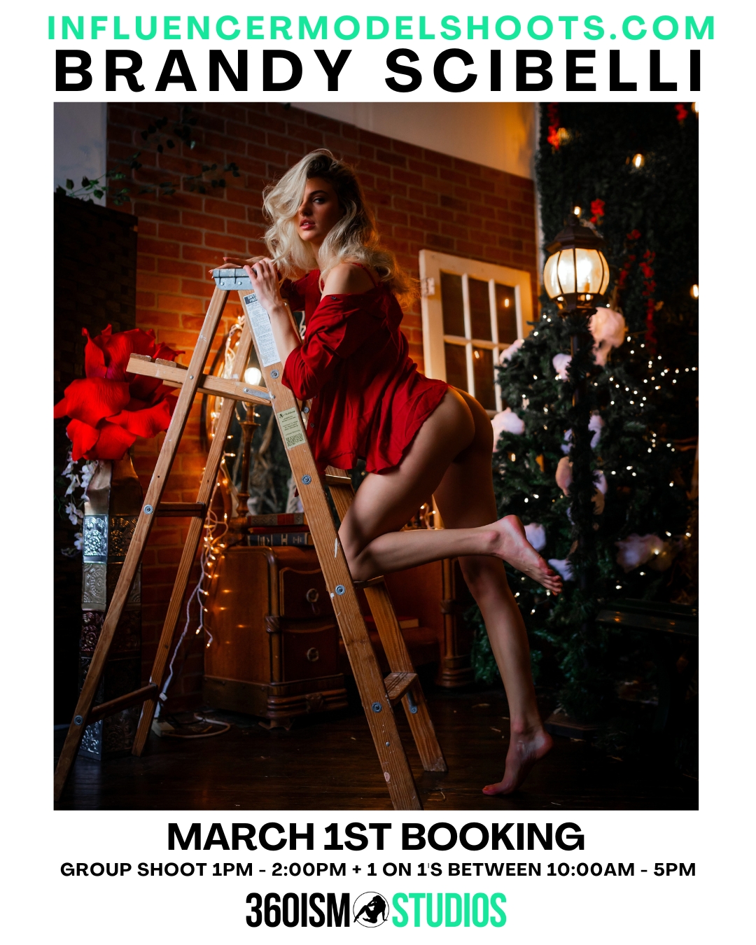 Model Brandy Scibelli– 1 Hour Private Shoot (March 1st @ 360ism Studios) - Image 3