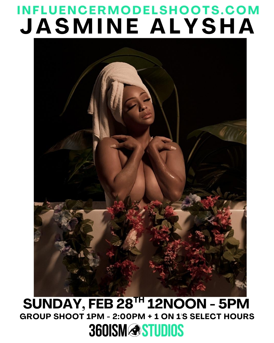 Model Jasmine Alysha– Private Shoot Feb 28th @ 360ism Studios