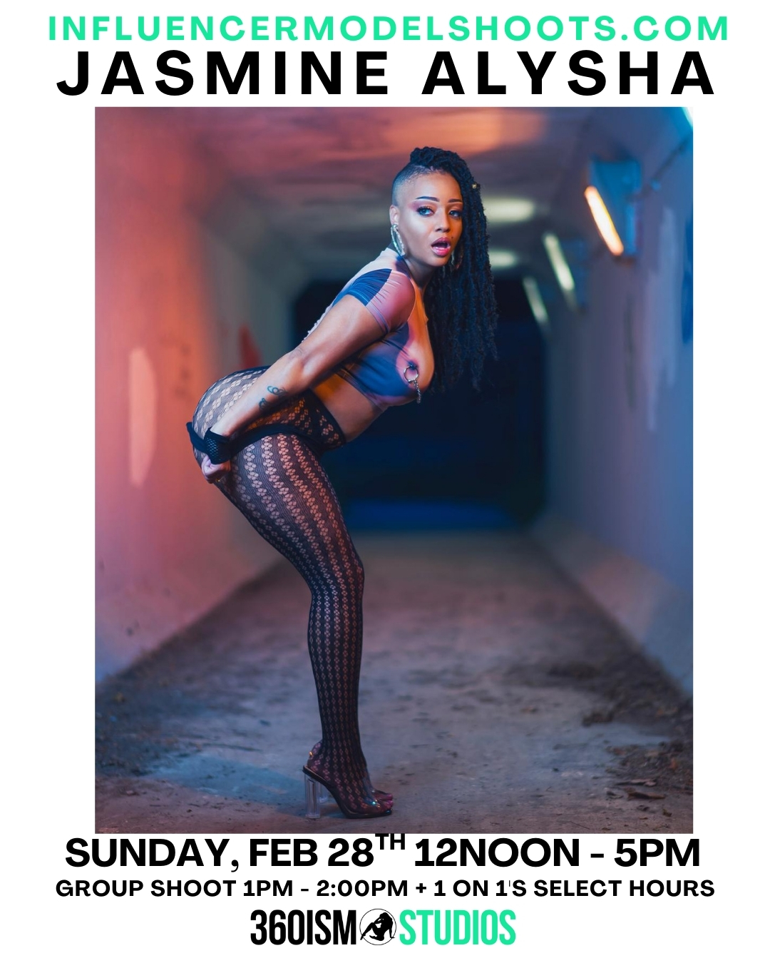 Model Jasmine Alysha– Private Shoot Feb 28th @ 360ism Studios - Image 6